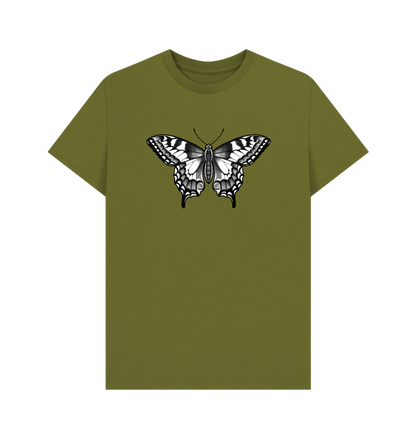 Moss Green Printed T-shirt Front