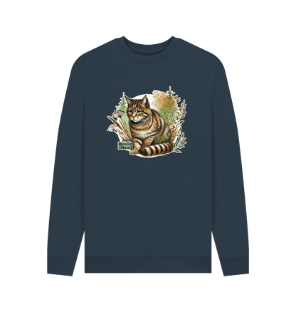 Navy Blue Wildcat Wilderness Men's Sweater