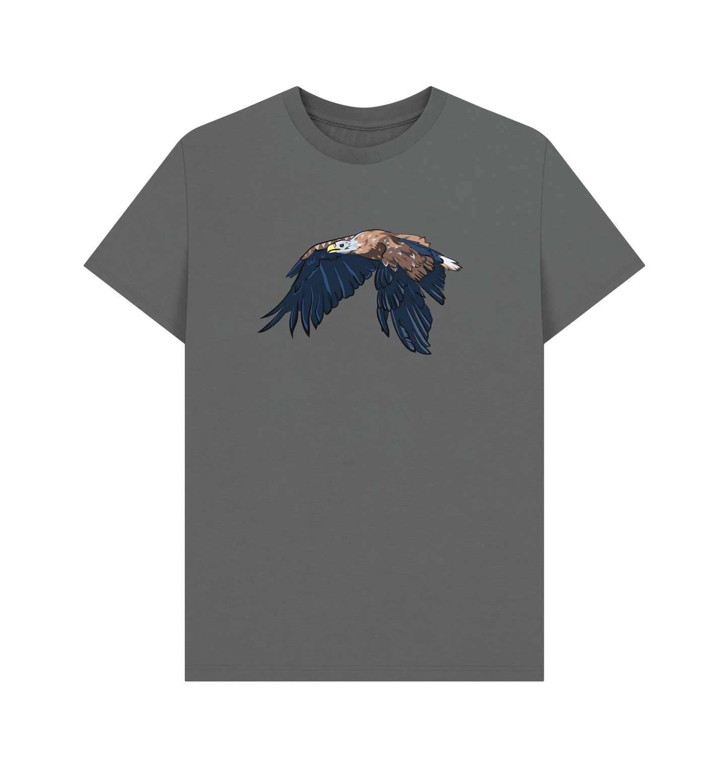Slate Grey Printed T-shirt Front