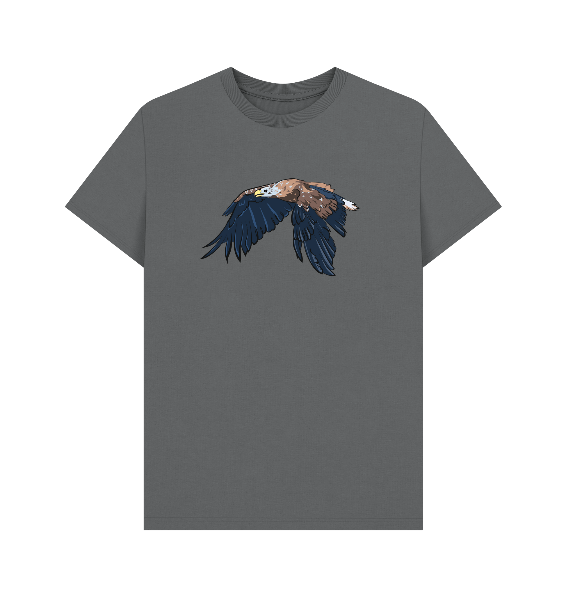 Slate Grey Printed T-shirt Front