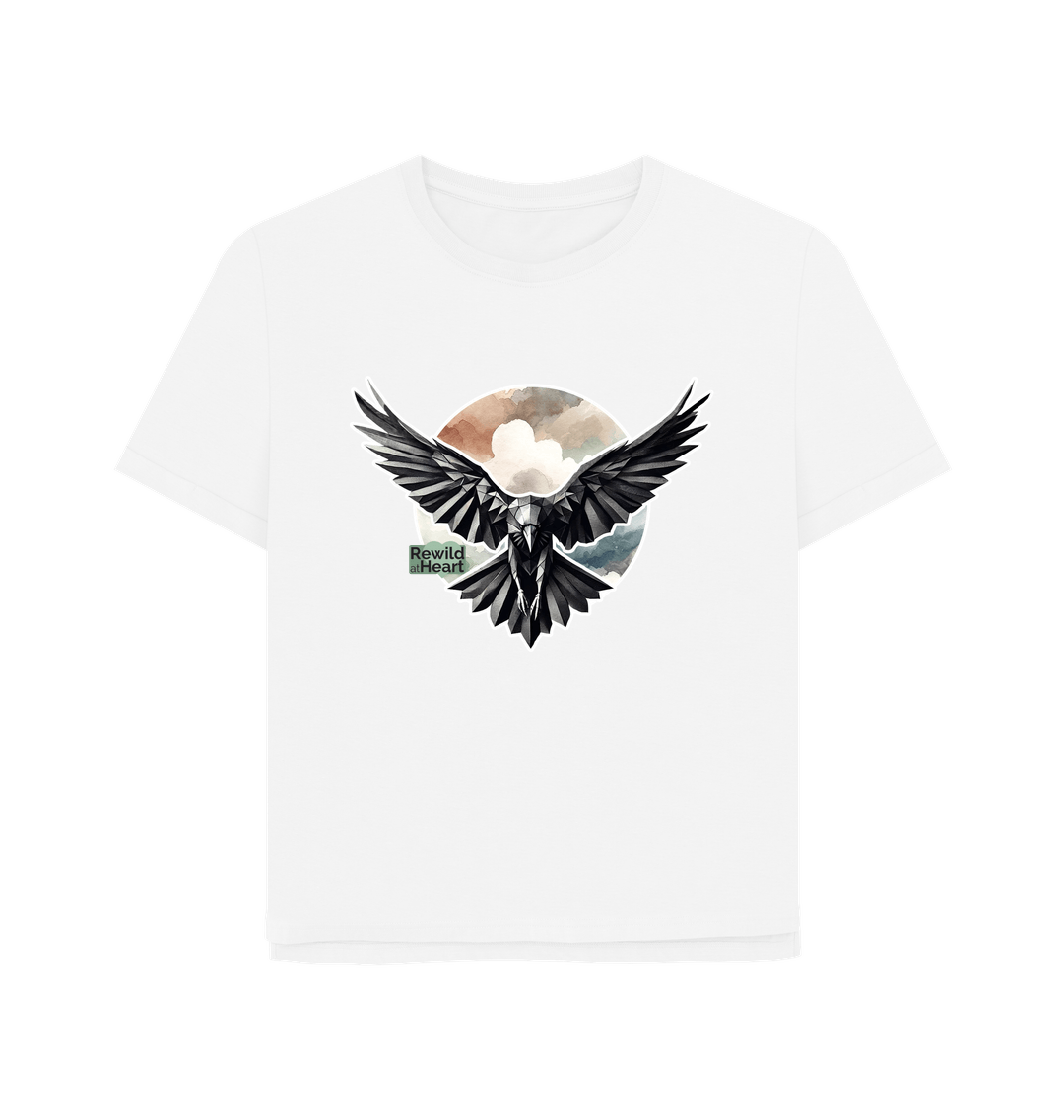 White Raven Flight Women's Relaxed-Fit T-Shirt