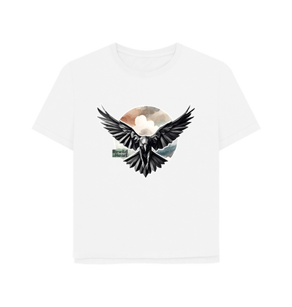 White Raven Flight Women's Relaxed-Fit T-Shirt