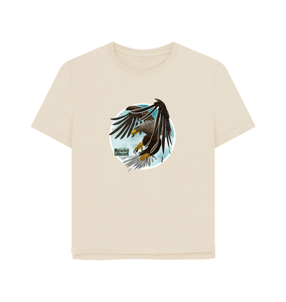 Oat White-Tailed Eagle Flight Women's Relaxed-Fit T-Shirt