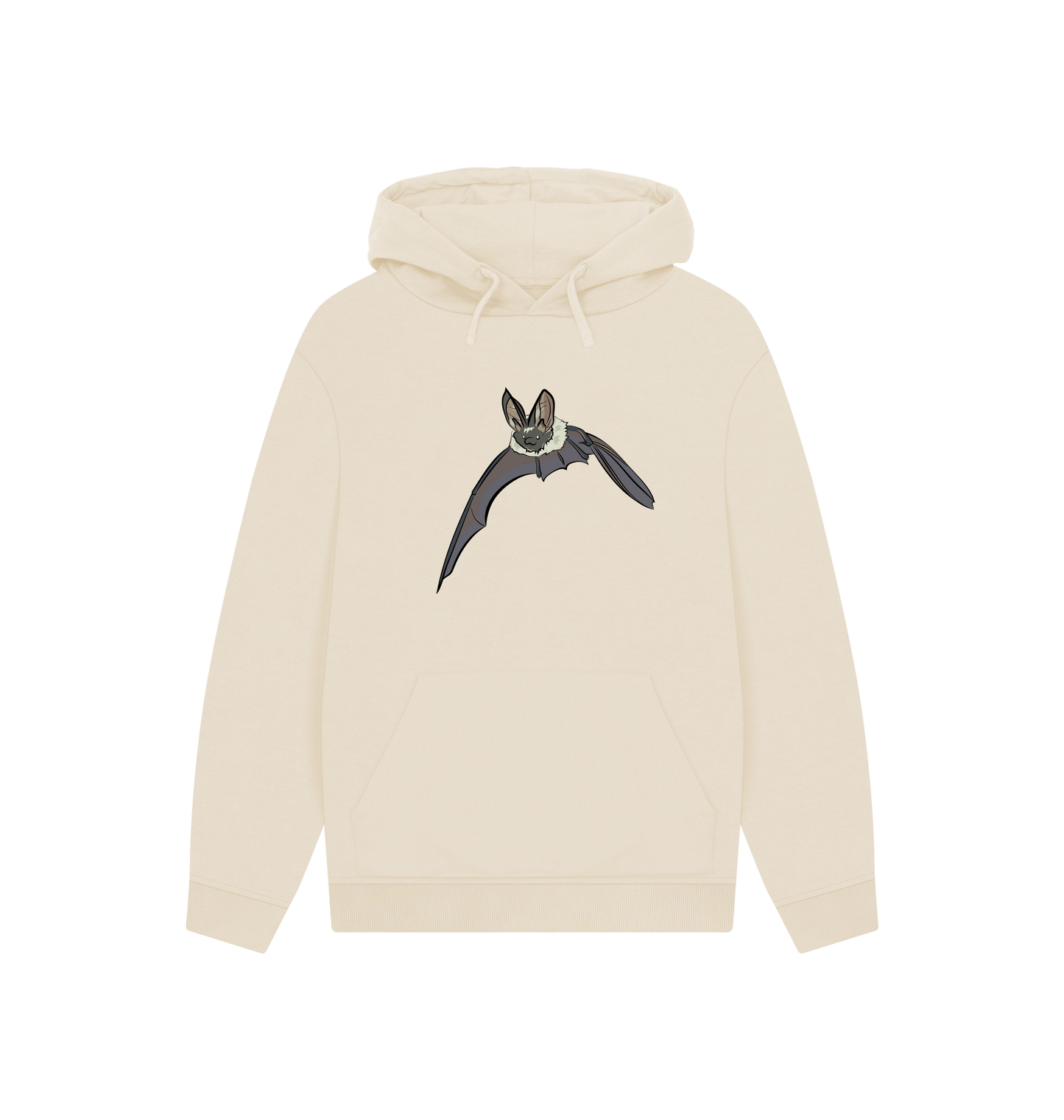 Oat Printed Hoody Front