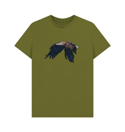 Moss Green Printed T-shirt Front