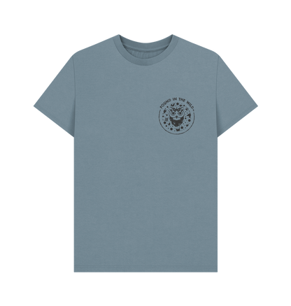 Stone Blue Printed T-shirt