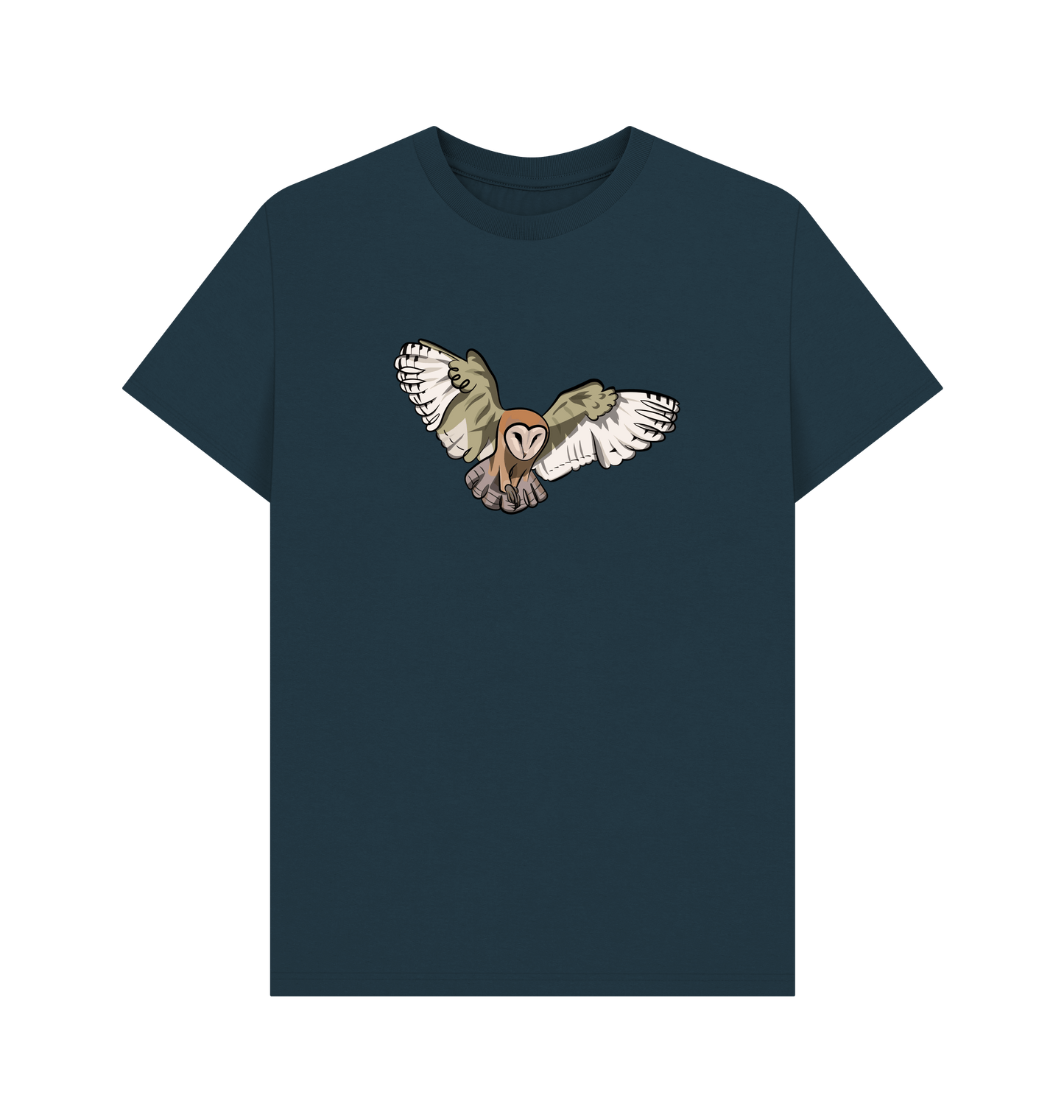 Denim Blue Printed T-shirt Front