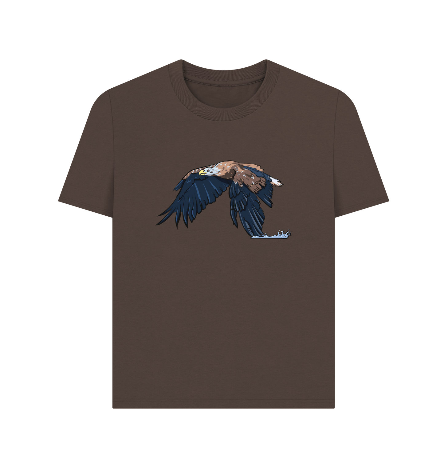 Chocolate Printed T-shirt Front