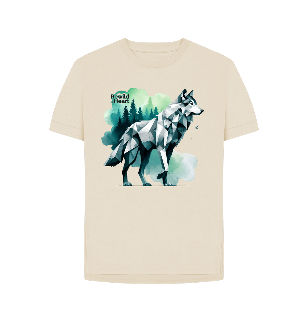 Oat Wolf Relaxed-Fit Women's T-Shirt