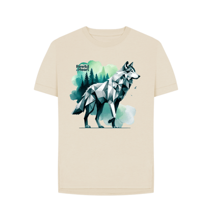 Oat Wolf Relaxed-Fit Women's T-Shirt