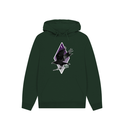 Evergreen Raven Moon Crescent Hoodie