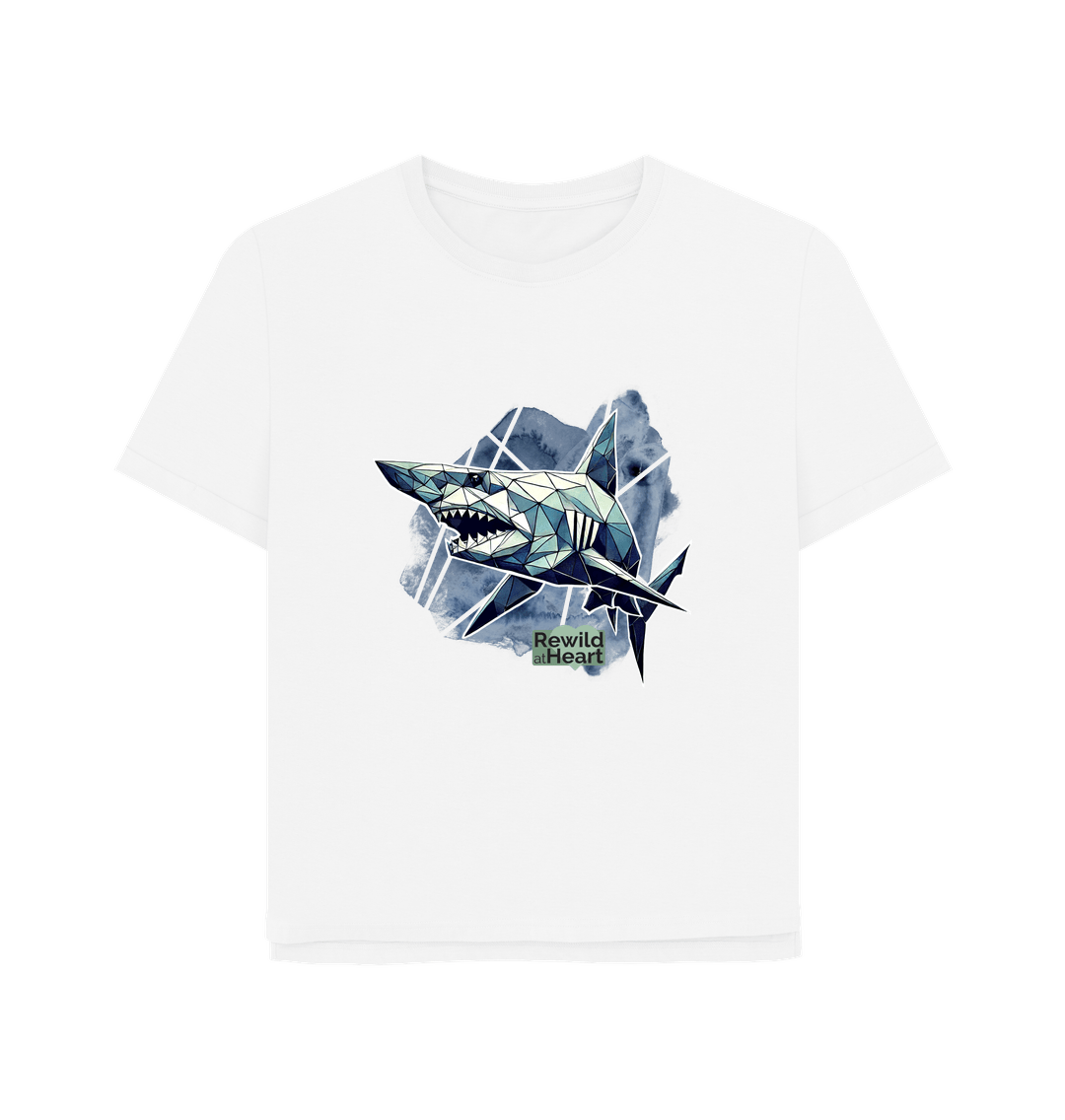 White Goblin Shark Women's Relaxed-Fit T-Shirt