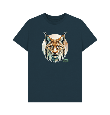 Denim Blue Primal Lynx Men's T-Shirt