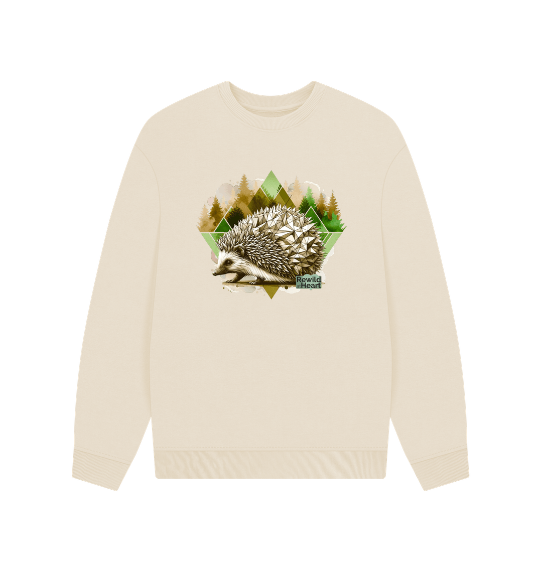 Oat Hedgehog Men's Oversized Sweater