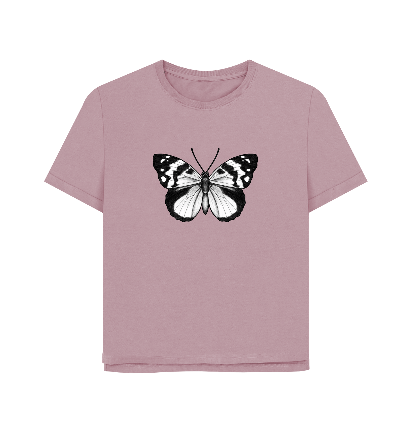 Mauve Printed T-shirt Front