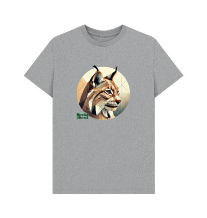 Athletic Grey Lynx Connection Sustainable Men's T-Shirt