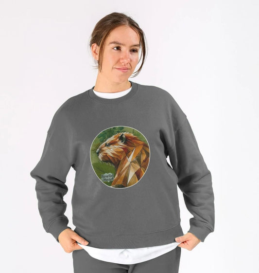 Beaver Botanical Women's Oversized Jumper