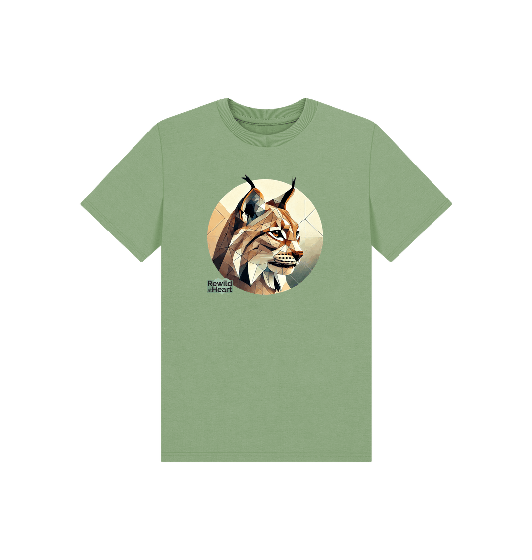 Sage Printed Kids T-Shirt Front