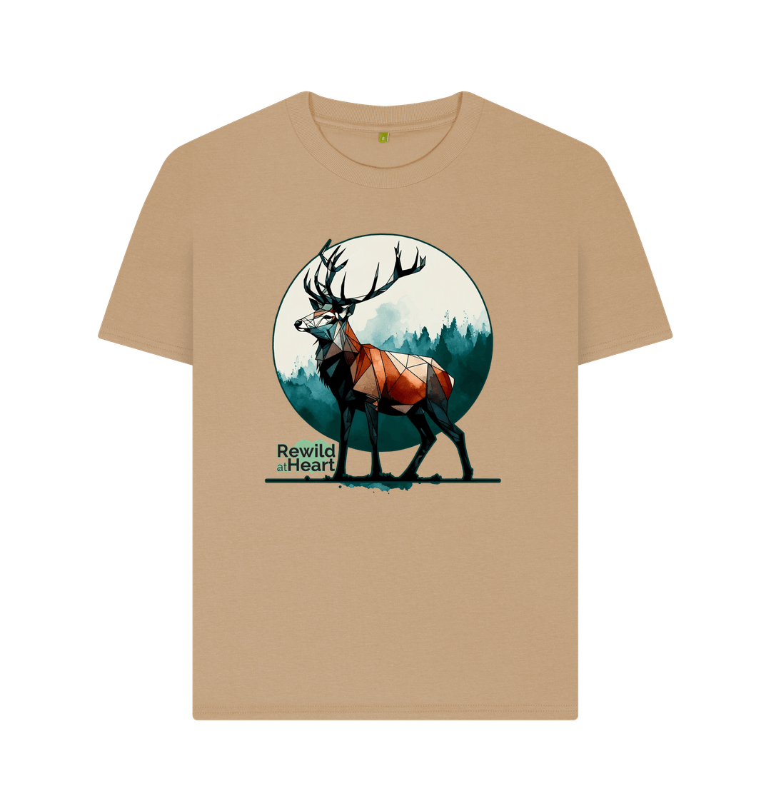 Sand Red Deer Rewild Side | Women's Classic T-Shirt