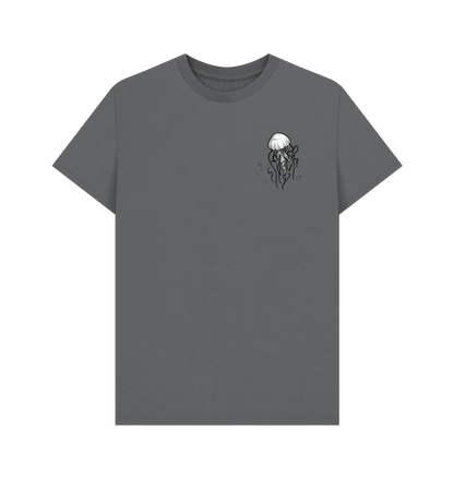 Slate Grey Printed T-shirt Front