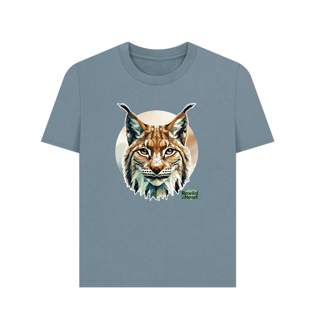 Stone Blue Primal Lynx Women's Classic T-Shirt