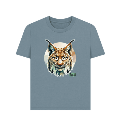 Stone Blue Primal Lynx Women's Classic T-Shirt