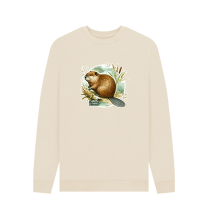 Oat Printed Sweater Front