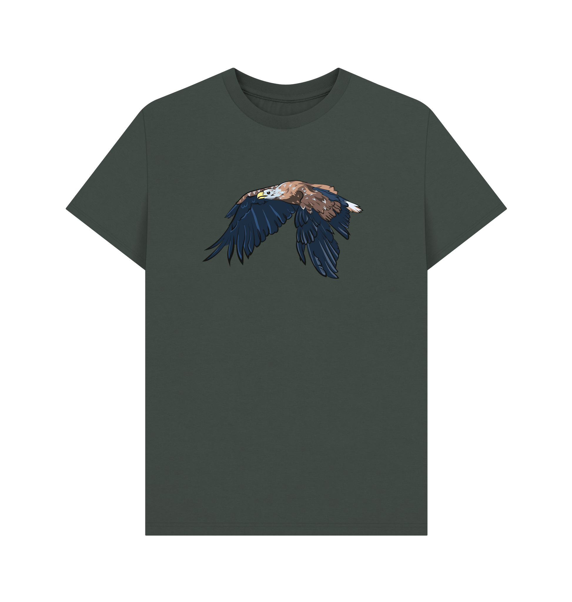 Dark Grey Printed T-shirt Front