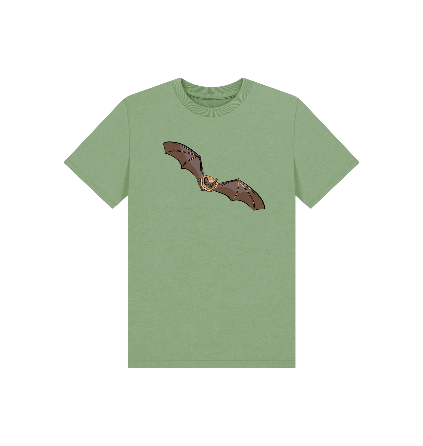 Sage Printed Kids T-Shirt Front