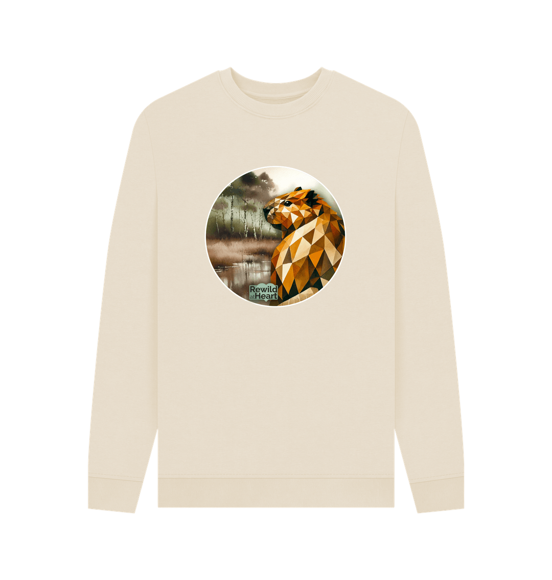 Oat Printed Sweater Front