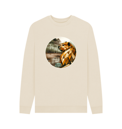 Oat Printed Sweater Front