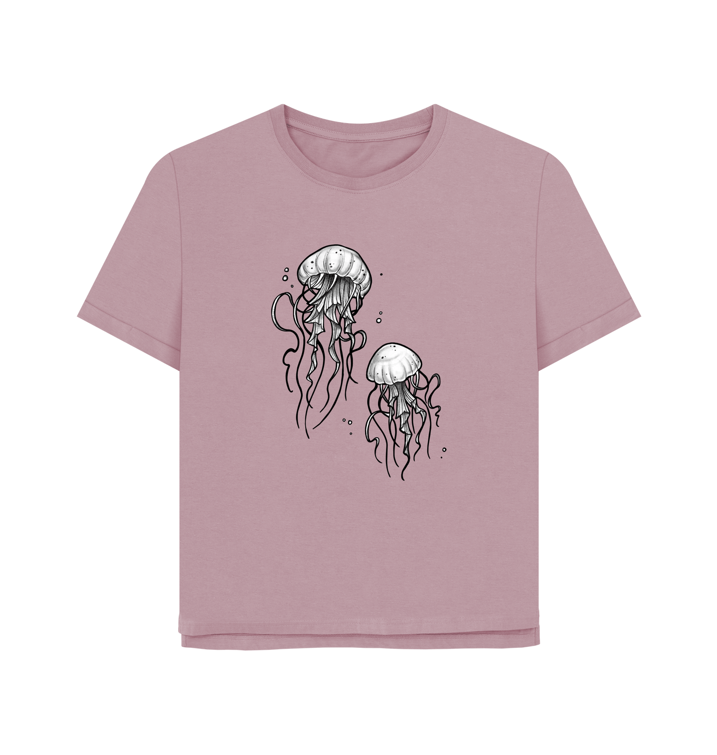 Mauve Printed T-shirt Front