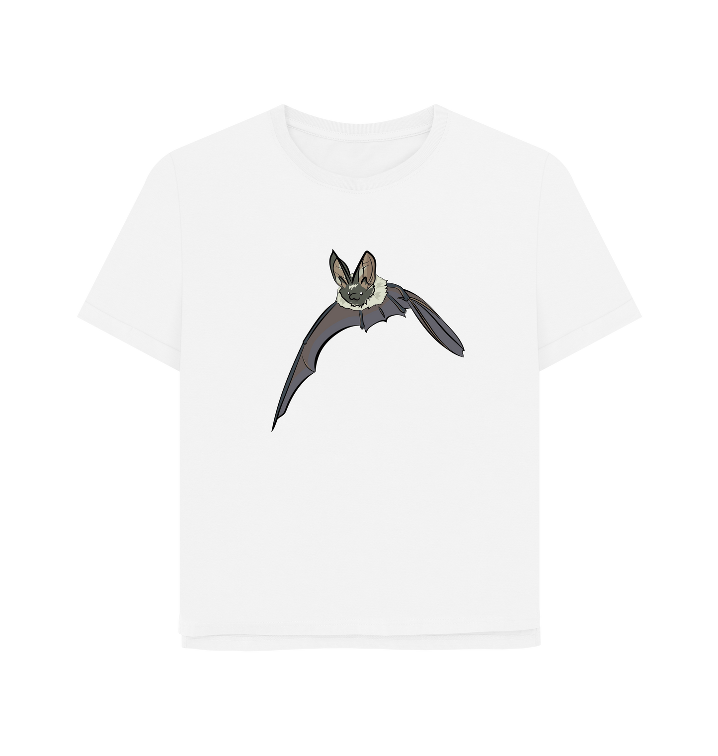 White Printed T-shirt Front