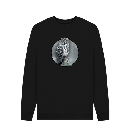 Black Printed Sweater
