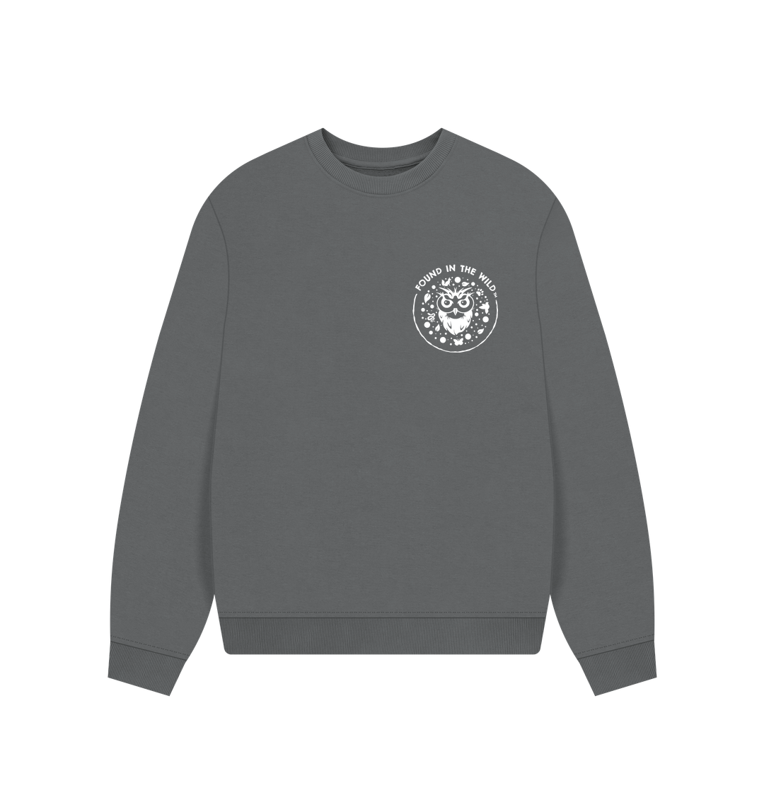 Slate Grey Printed Sweater