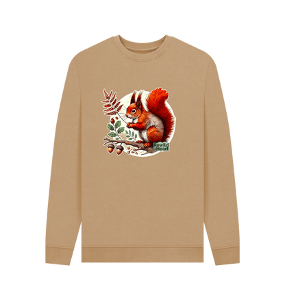 Sand Red Squirrel Oak Men's Sweater