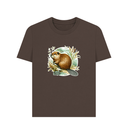 Chocolate Beaver Riverbank Women's Classic T-Shirt