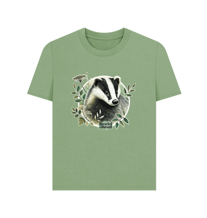 Sage Badger Spirit Women's Classic T-Shirt