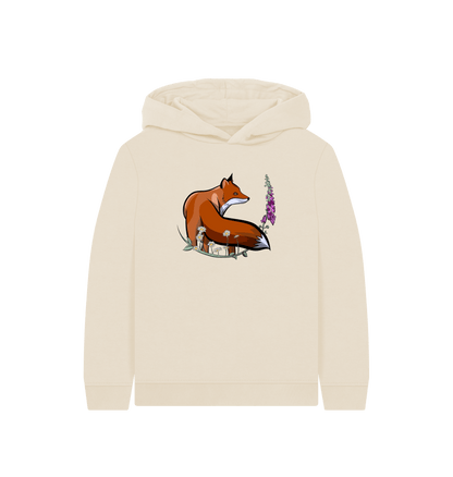 Oat Printed Kids Hoodie Front