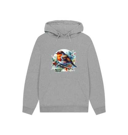 Athletic Grey Robin Redbreast Hoodie