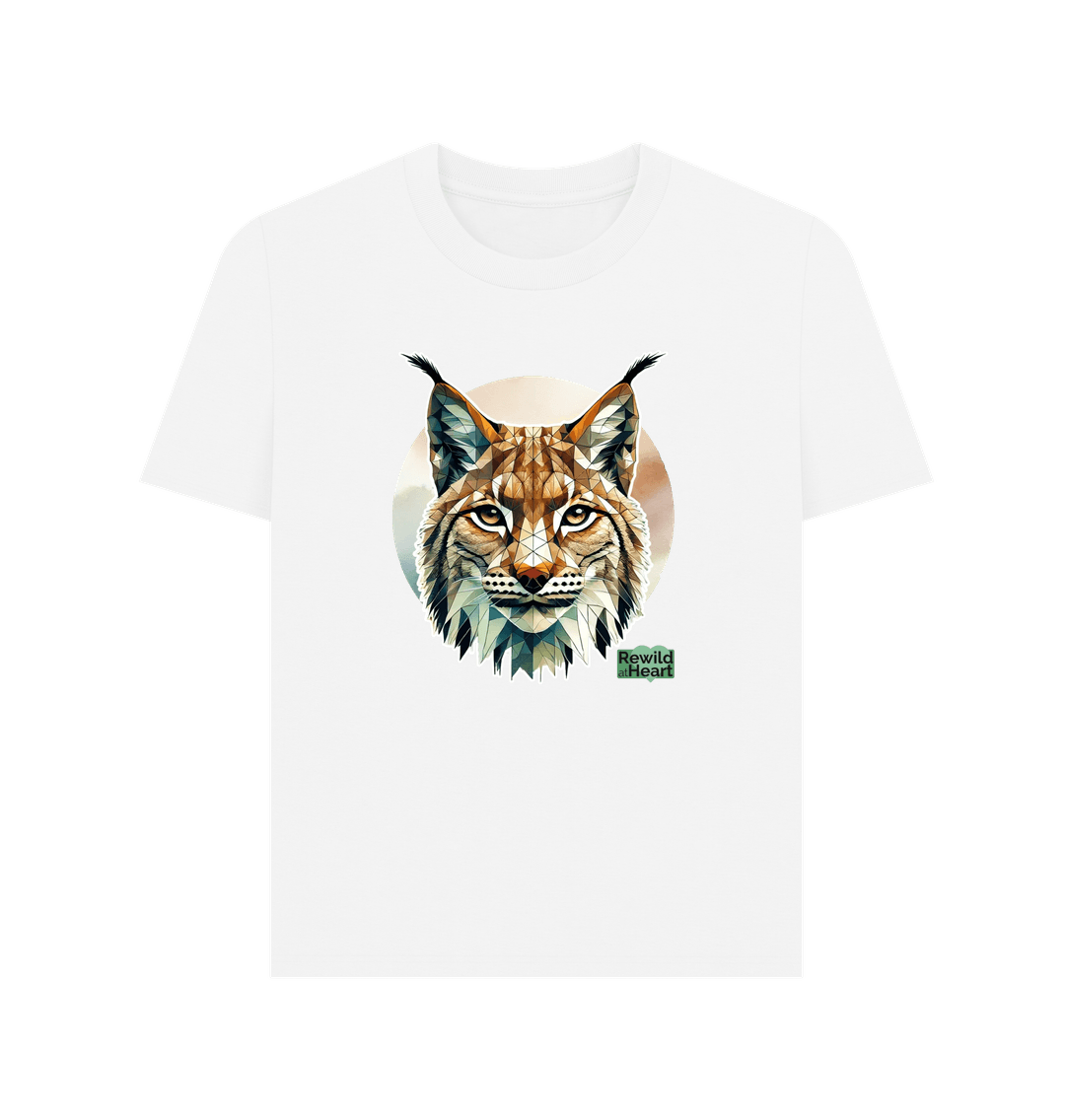 White Primal Lynx Women's Classic T-Shirt