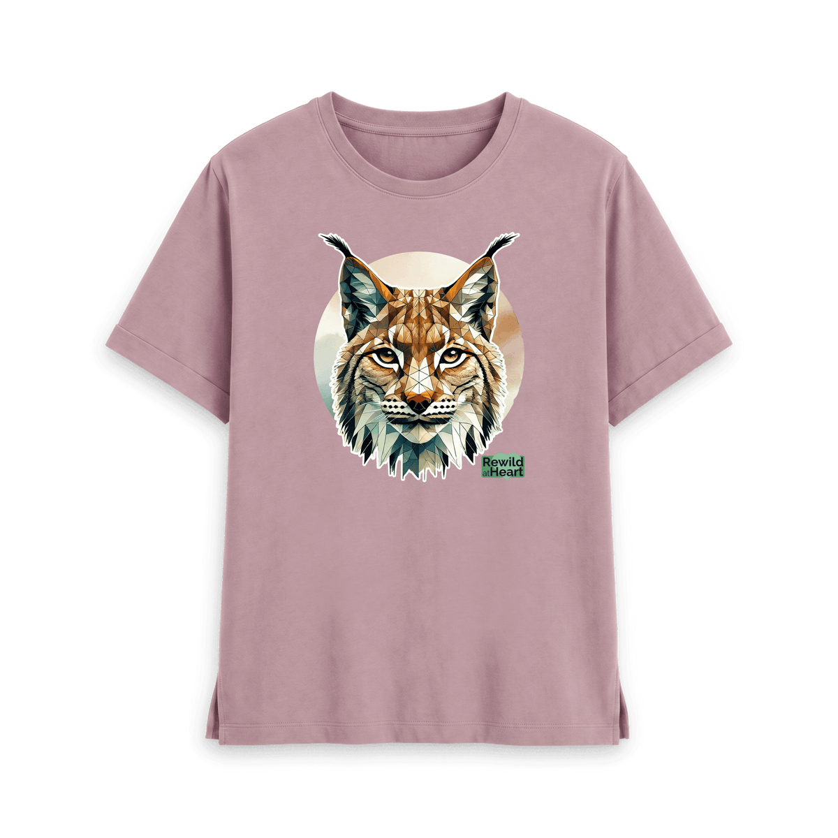 Mauve Printed T-shirt Front