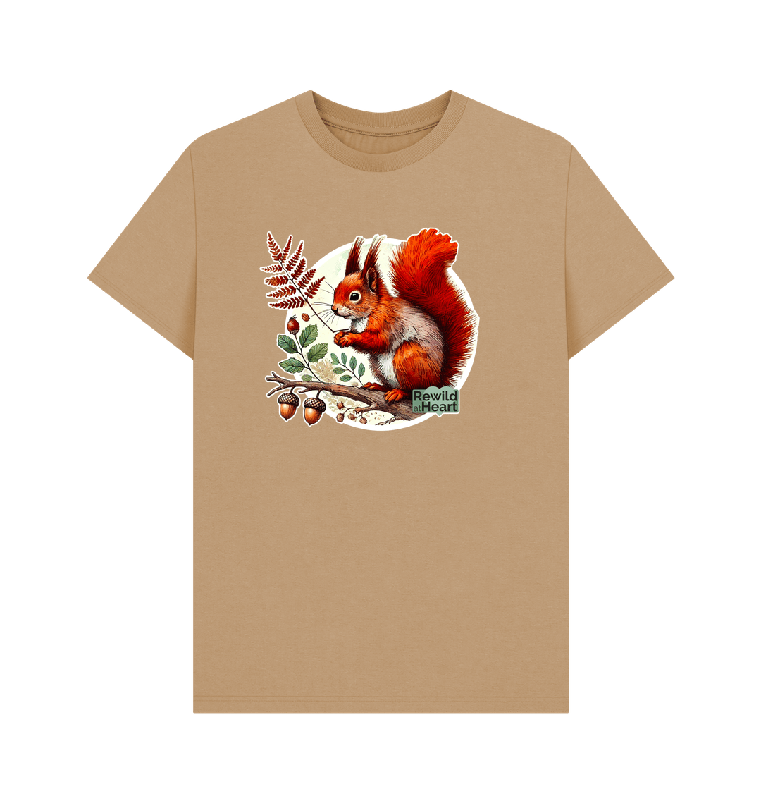 Sand Red Squirrel Oak Men's T-Shirt