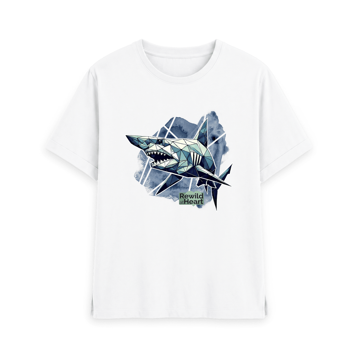 White Printed T-shirt Front