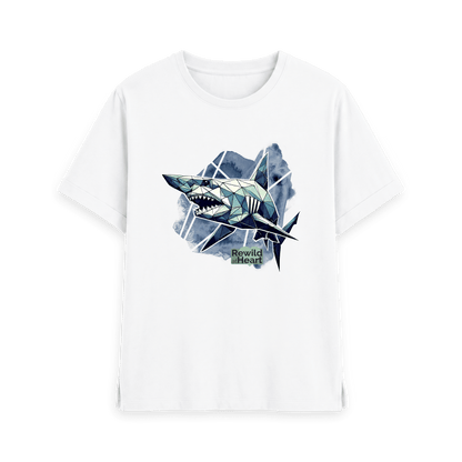 White Printed T-shirt Front