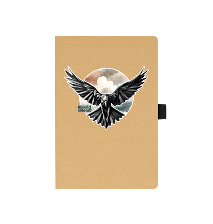 Kraft Raven Flight Notepad