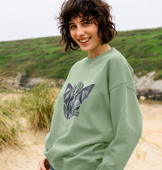 Grey Long-Eared Bat Women's Oversized Jumper