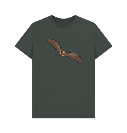 Dark Grey Printed T-shirt Front