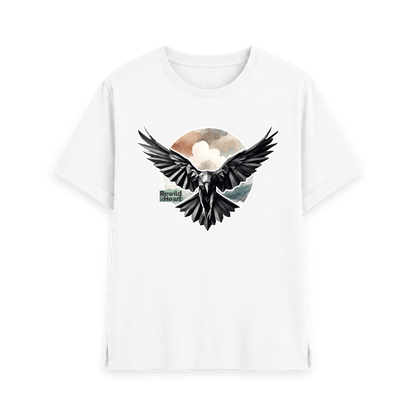 White Printed T-shirt Front