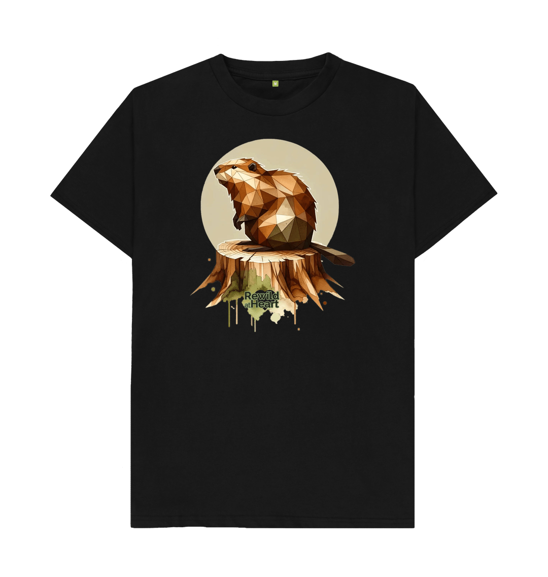 Black Wild Beaver | Men's T-Shirt